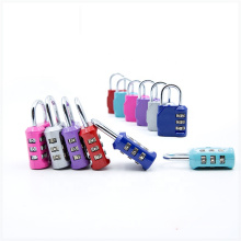 High quality zinc alloy luggage travel mini locker small padlock combination lock keyless safe